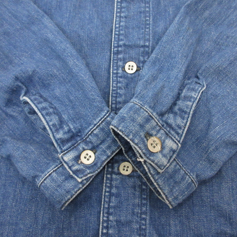 orSlow | オアスロウ no collar denim shirt その他トップス ブルー サイズ：1