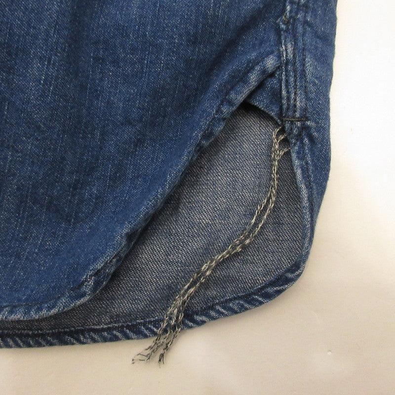 orSlow | オアスロウ no collar denim shirt その他トップス ブルー サイズ：1