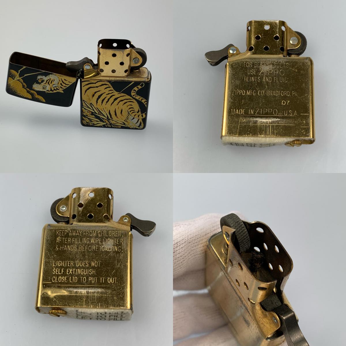 ZIPPO | ジッポ 本金蒔絵金墨絵 ライター 年式:2007年製 ブラック【姫路東店】