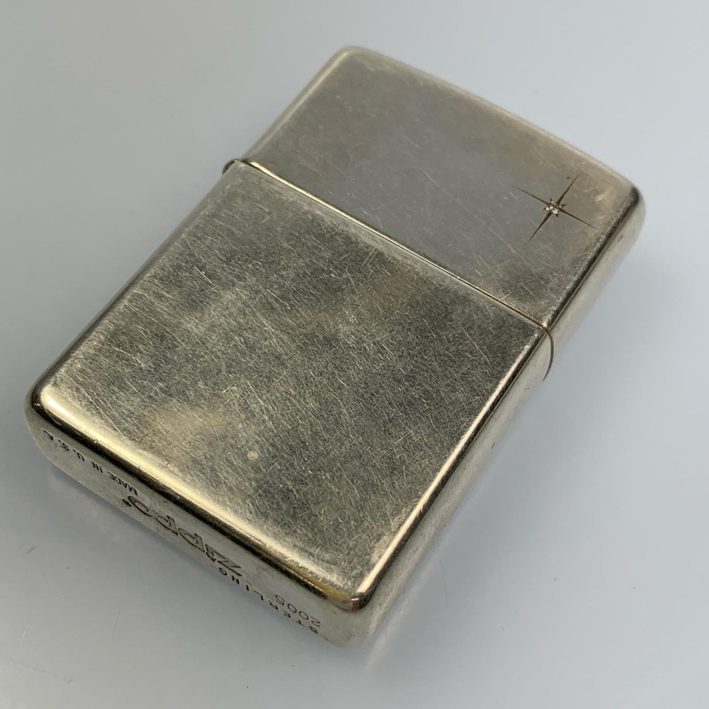 ZIPPO | ジッポ STERLING SILVER ライター 年式:2005 シルバー