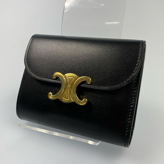 CELINE | セリーヌ スモールフラップウォレットトリオンフ 長財布 10D783DPV.38NO 2025S/S【姫路東店】