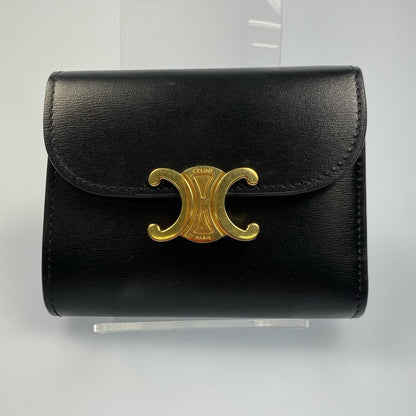 CELINE | セリーヌ スモールフラップウォレットトリオンフ 長財布 10D783DPV.38NO 2025S/S【姫路東店】