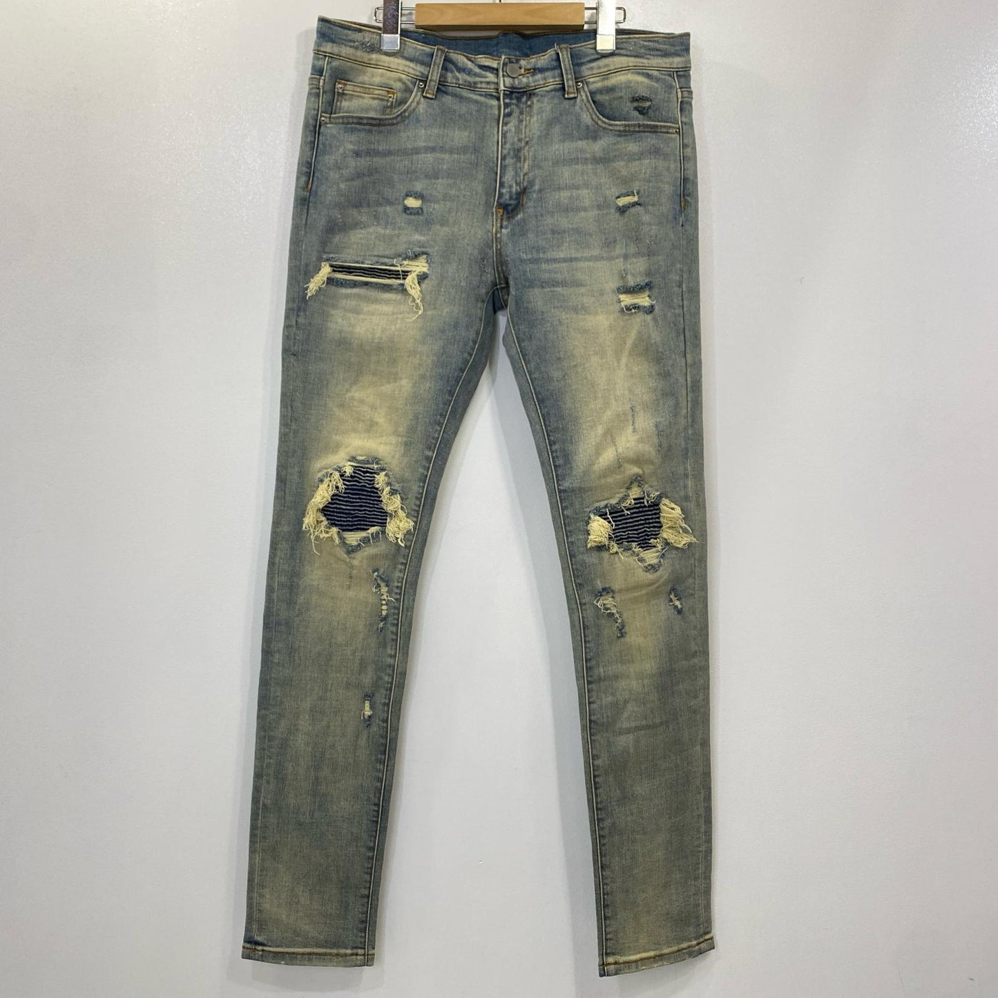 mnml | ミニマル X162 STRETCH DENIM デニムパンツ W:34 ライトブルー【姫路東店】