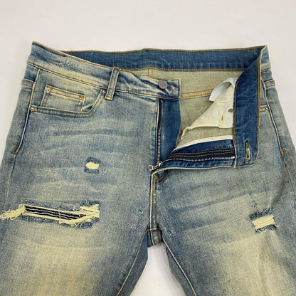 mnml | ミニマル X162 STRETCH DENIM デニムパンツ W:34 ライトブルー【姫路東店】