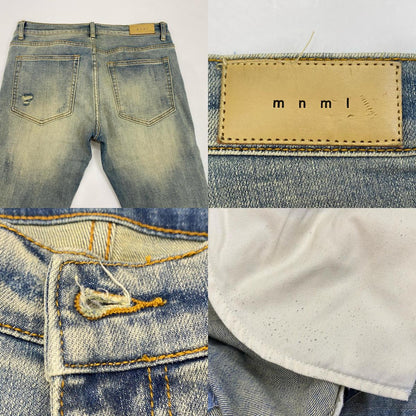 mnml | ミニマル X162 STRETCH DENIM デニムパンツ W:34 ライトブルー【姫路東店】