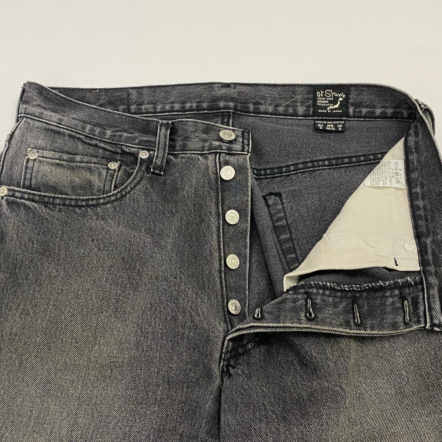orSlow | オアスロウ 90's BLACK DENIM STONE WASH デニムパンツ 105W 2023A/W ブラック サイズ：M【姫路東店】