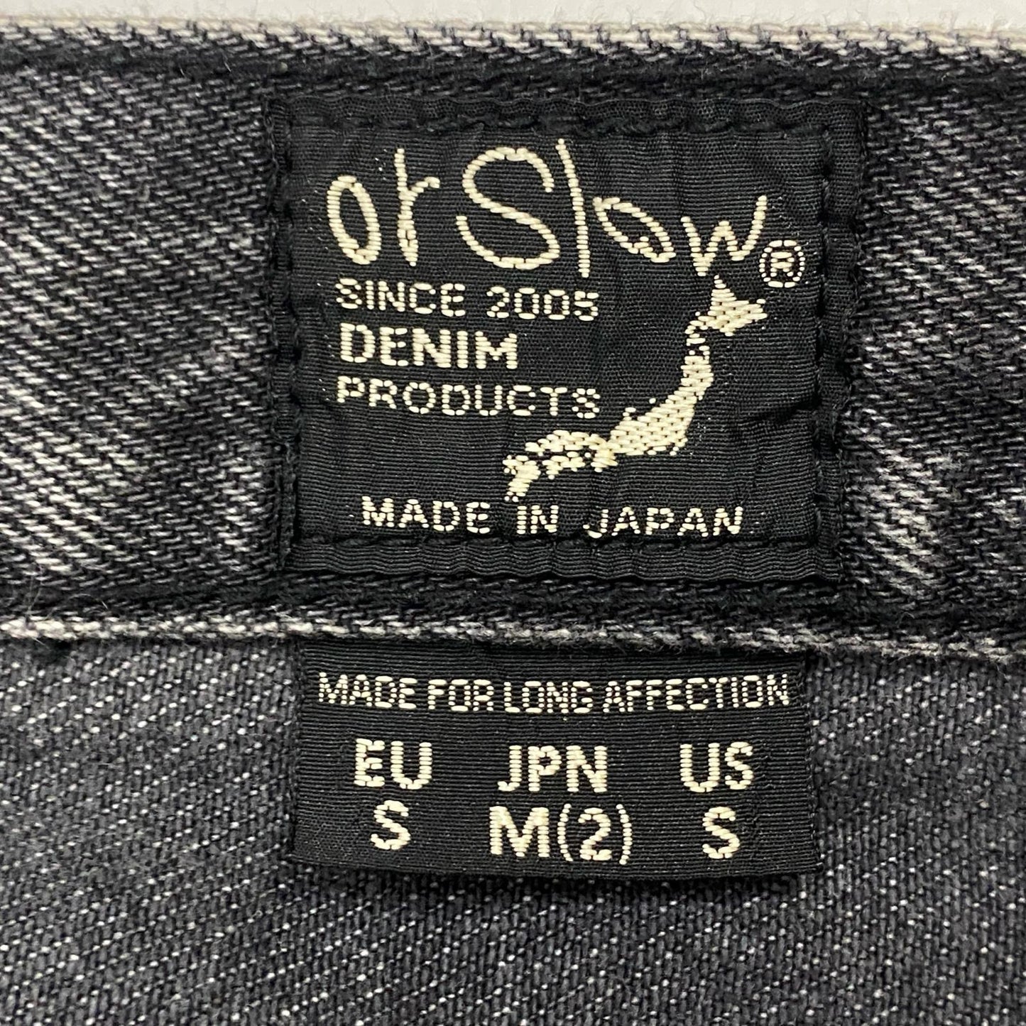orSlow | オアスロウ 90's BLACK DENIM STONE WASH デニムパンツ 105W 2023A/W ブラック サイズ：M【姫路東店】