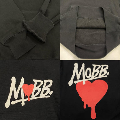 MOBB | モブ HEART DRIP HOODIE パーカー 25MB-AW-M15-BK プルオーバーパーカー ブラック サイズ：M【姫路東店】