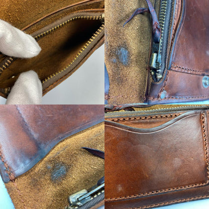 LARRY SMITH | ラリースミス トラッカーズウォレット 二つ折り財布 ブラウン【姫路東店】