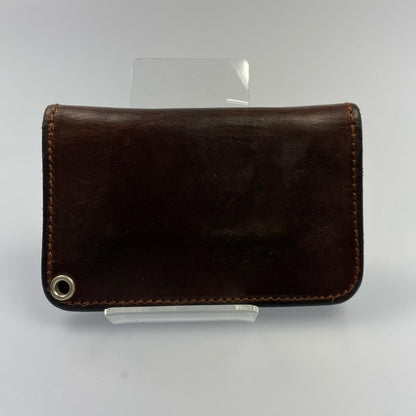 LARRY SMITH | ラリースミス トラッカーズウォレット 二つ折り財布 ブラウン【姫路東店】