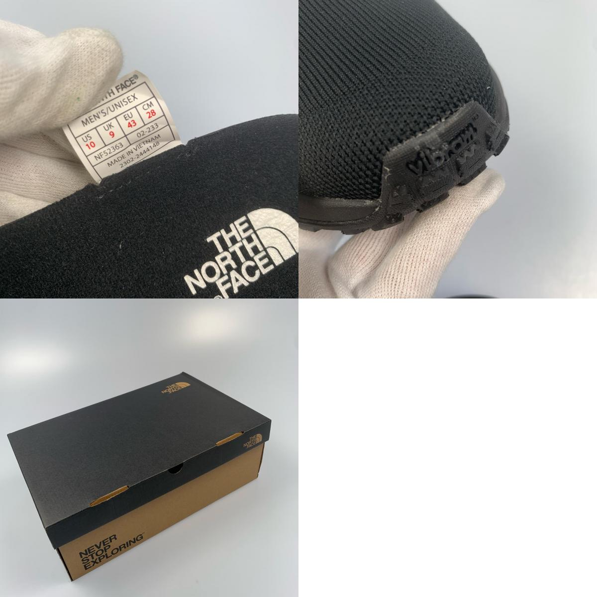 THE NORTH FACE | ザ・ノースフェイス Shelter Knit WR スニーカー NF52363 ブラック 28cm
