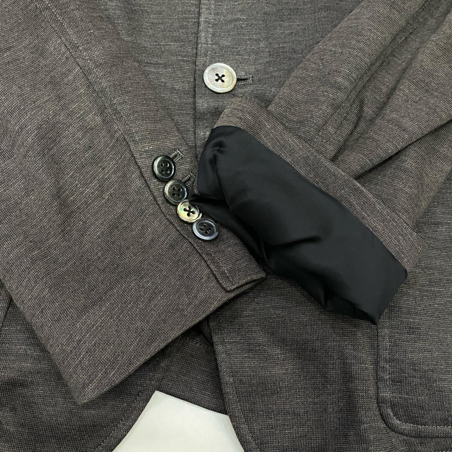 PS Paul Smith | ピーエスポールスミス LINEN JERSEY JACKET テーラードジャケット 113327 9884 グレー サイズ：L【姫路東店】