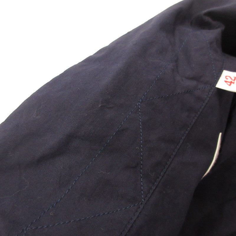 Danton | ダントン コットンポプリン 半袖シャツ 半袖シャツ DT-B0049 MSA ネイビー サイズ：42