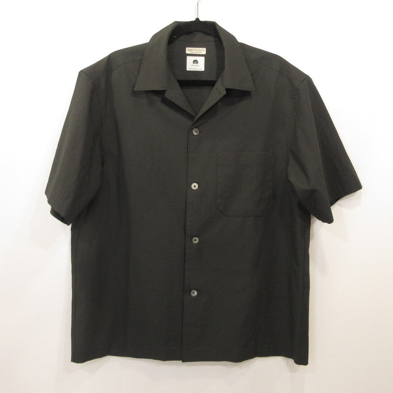 BEAUTY & YOUTH UNITED ARROWS | ビューティーアンドユースユナイテッドアローズ キャンプカラー ショートスリーブ シャツ 半袖シャツ 1216-174-2926 KOMATSU PACK グレー サイズ：L