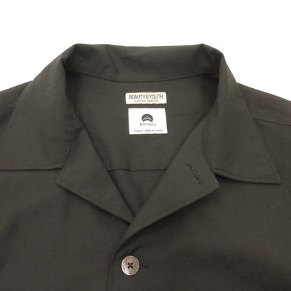 BEAUTY & YOUTH UNITED ARROWS | ビューティーアンドユースユナイテッドアローズ キャンプカラー ショートスリーブ シャツ 半袖シャツ 1216-174-2926 KOMATSU PACK グレー サイズ：L
