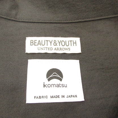 BEAUTY & YOUTH UNITED ARROWS | ビューティーアンドユースユナイテッドアローズ キャンプカラー ショートスリーブ シャツ 半袖シャツ 1216-174-2926 KOMATSU PACK グレー サイズ：L