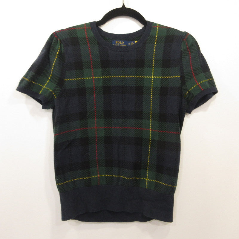 POLO RALPH LAUREN | ポロ・ラルフローレン プラッド ショートスリーブ セーター 半袖Ｔシャツ サイズ：M