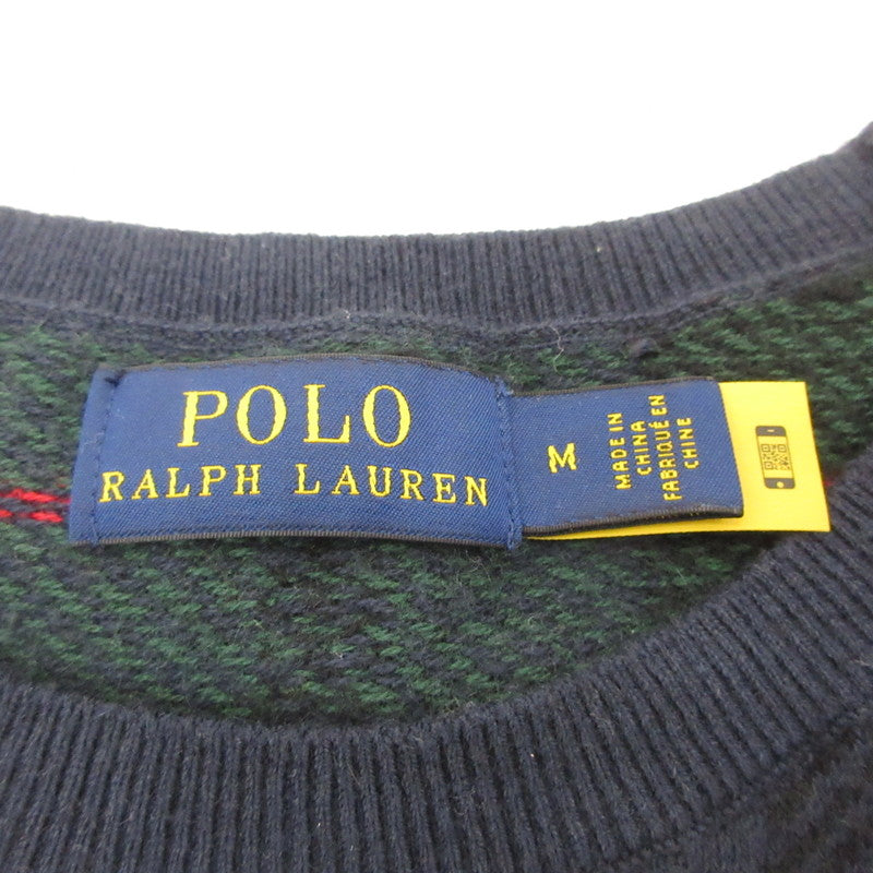 POLO RALPH LAUREN | ポロ・ラルフローレン プラッド ショートスリーブ セーター 半袖Ｔシャツ サイズ：M