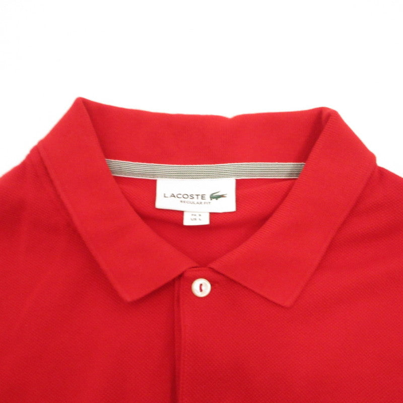 LACOSTE | ラコステ ポロシャツ PH8571L レッド サイズ：L【姫路東店】