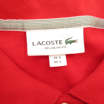 LACOSTE | ラコステ ポロシャツ PH8571L レッド サイズ：L【姫路東店】