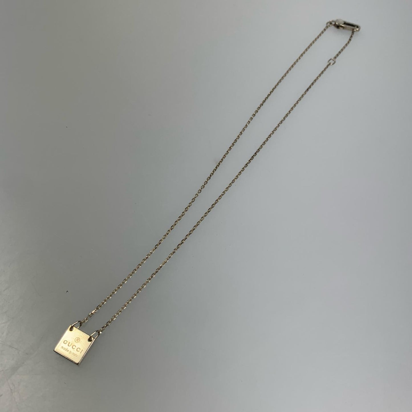 GUCCI | グッチ スクエアプレート ネックレス 223514 シルバー