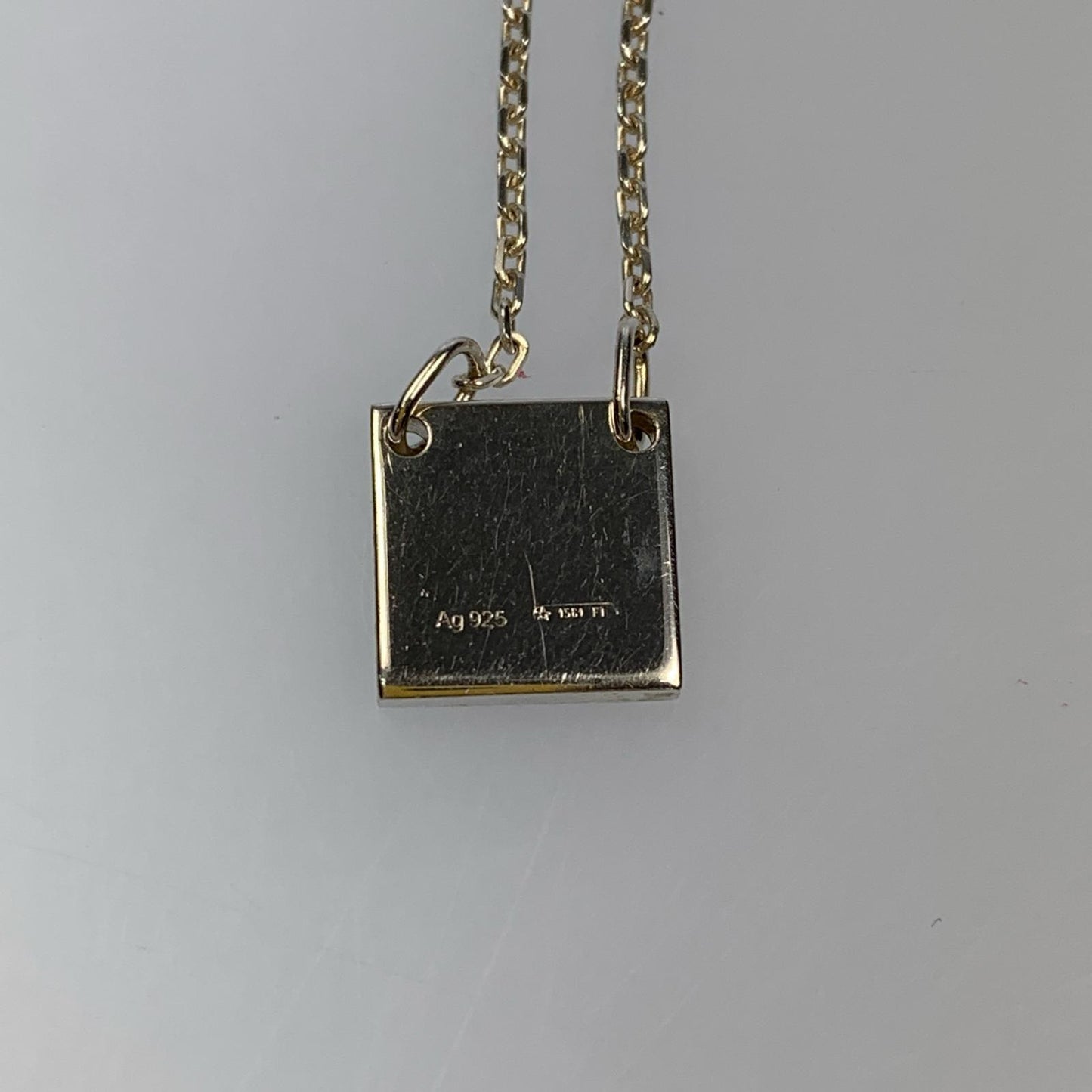 GUCCI | グッチ スクエアプレート ネックレス 223514 シルバー
