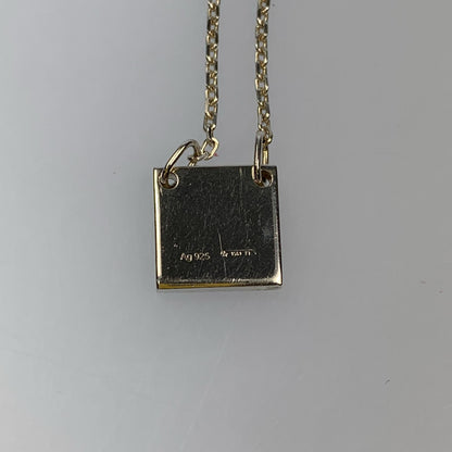 GUCCI | グッチ スクエアプレート ネックレス 223514 シルバー