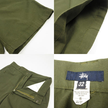 STUSSY | ステューシー ショートパンツ 年式:90-00s カーキ サイズ：32