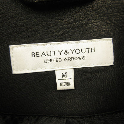 UNITED ARROWS | ユナイテッドアローズ BY シープ シングルライダース レザー 1225-199-7631 ブラック サイズ：M