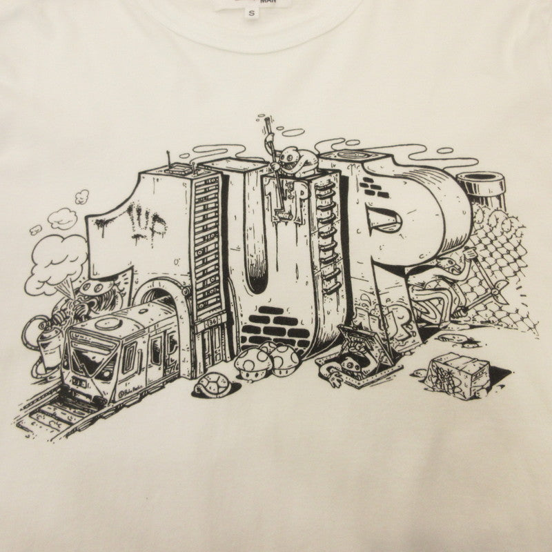 eYe COMME des GARCONS JUNYA WATANABE MAN | アイコムデギャルソンジュンヤワタナベマン 長袖Ｔシャツ WT-T913 ×1up ホワイト サイズ：S