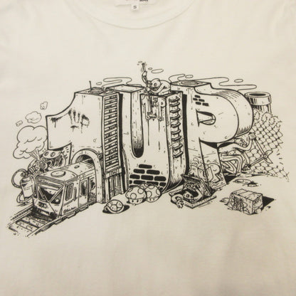 eYe COMME des GARCONS JUNYA WATANABE MAN | アイコムデギャルソンジュンヤワタナベマン 長袖Ｔシャツ WT-T913 ×1up ホワイト サイズ：S