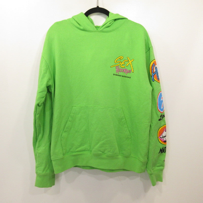 CHROME HEARTS | クロムハーツ Sex Records Hoodie パーカー ライトグリーン サイズ：L