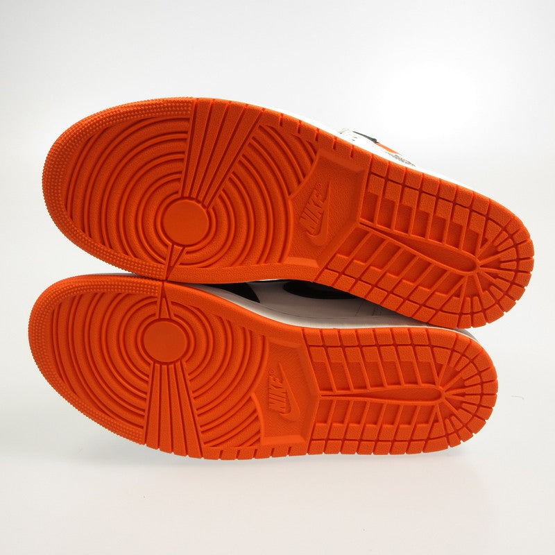 NIKE | ナイキ AIR JORDAN 1 RETRO HIGH OG ELECTRO ORANGE スニーカー 555088-180 ホワイト 28cm