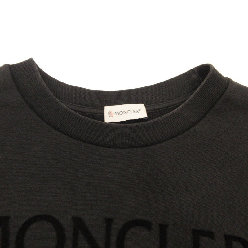 MONCLER | モンクレール MAGLIA GIROCOLLO スウェット G20918G00048 国内正規品 ブラック サイズ：L