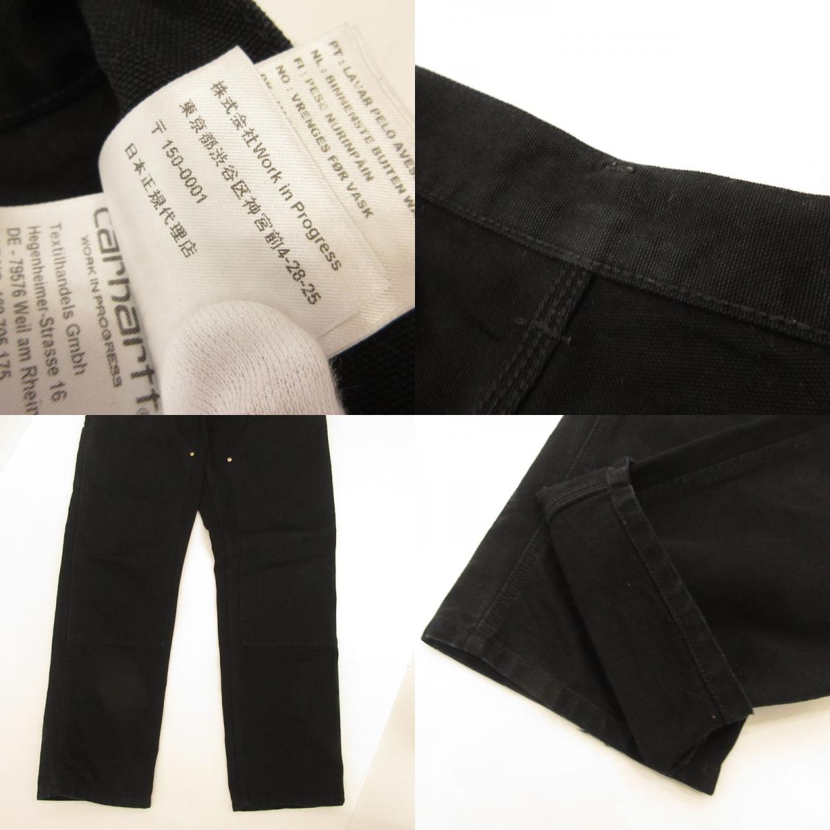 Carhartt WIP | カーハートダブリューアイピー DOUBLE KNEE PANT パンツ I031501 ブラック サイズ：28