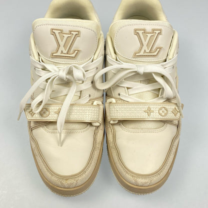 LOUIS VUITTON | ルイ・ヴィトン LVトレイナー スニーカー 1AHTUG GO0235 UK4 ベージュ【姫路東店】