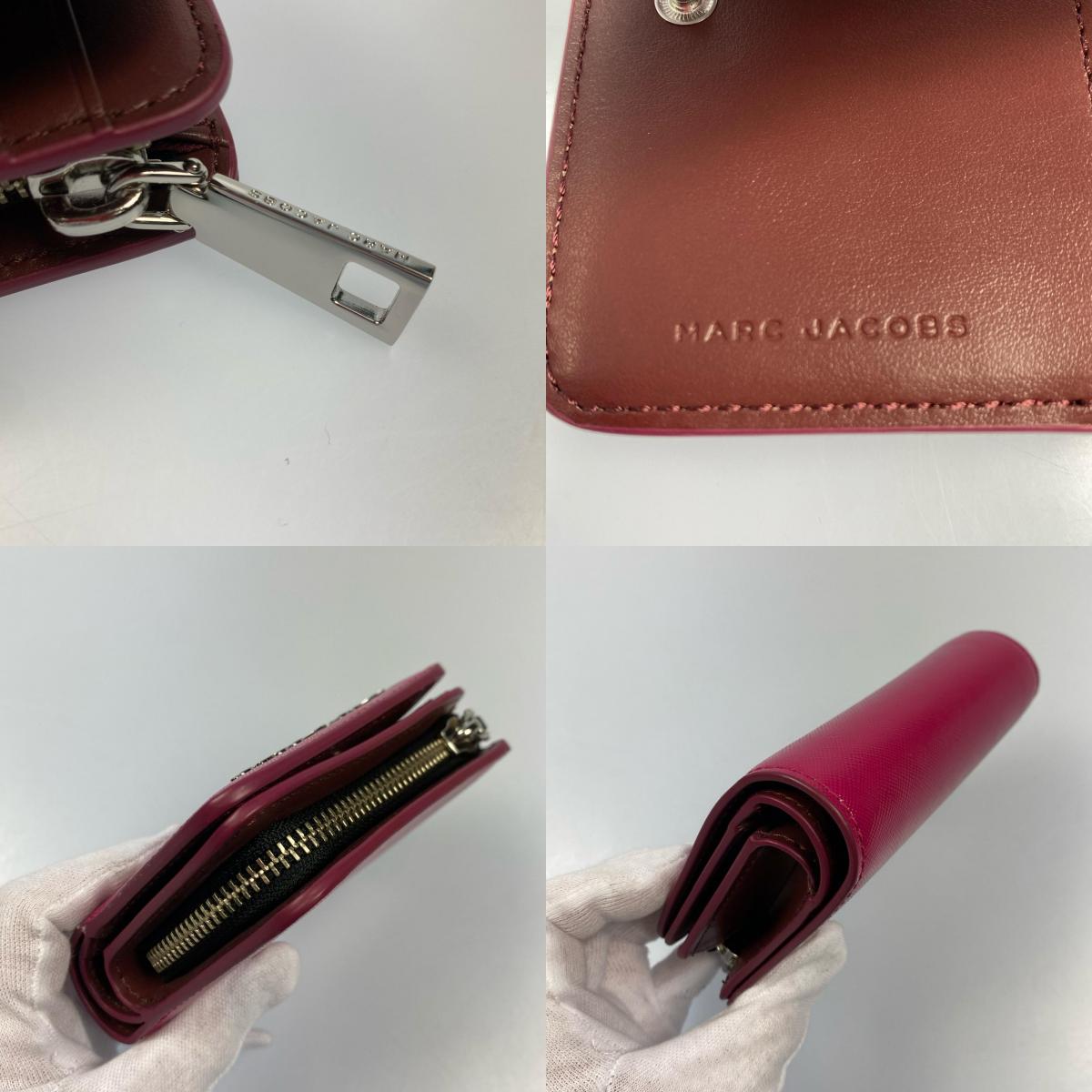 MARC JACOBS | マークジェイコブス 二つ折り財布 4S4SMP002S02 ピンク【姫路東店】