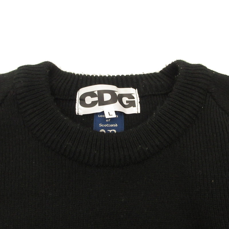 COMME des GARCONS | コムデギャルソン セーター SZ-N003 ×Lochaven Of Scotland ブラック サイズ：L