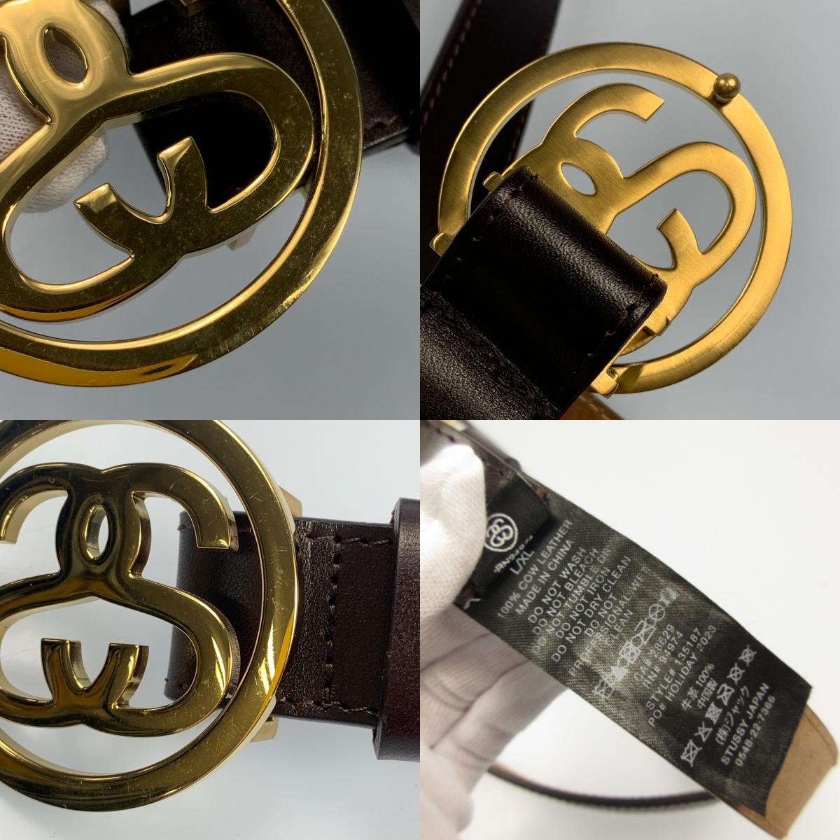STUSSY | ステューシー SS-Link Buckle Belt ベルト 135187 ｻｲｽﾞ:L/XL ブラウン