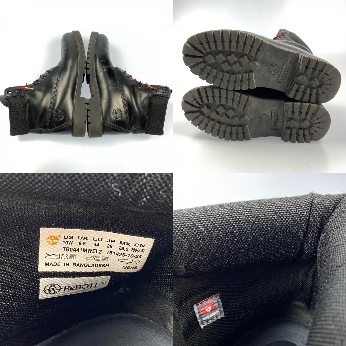 Timberland | ティンバーランド 6インチ プレミアム ブーツ BLK FL GRAIN ブーツ A41MW-EL2 28.0cm ブラック 28cm【姫路東店】