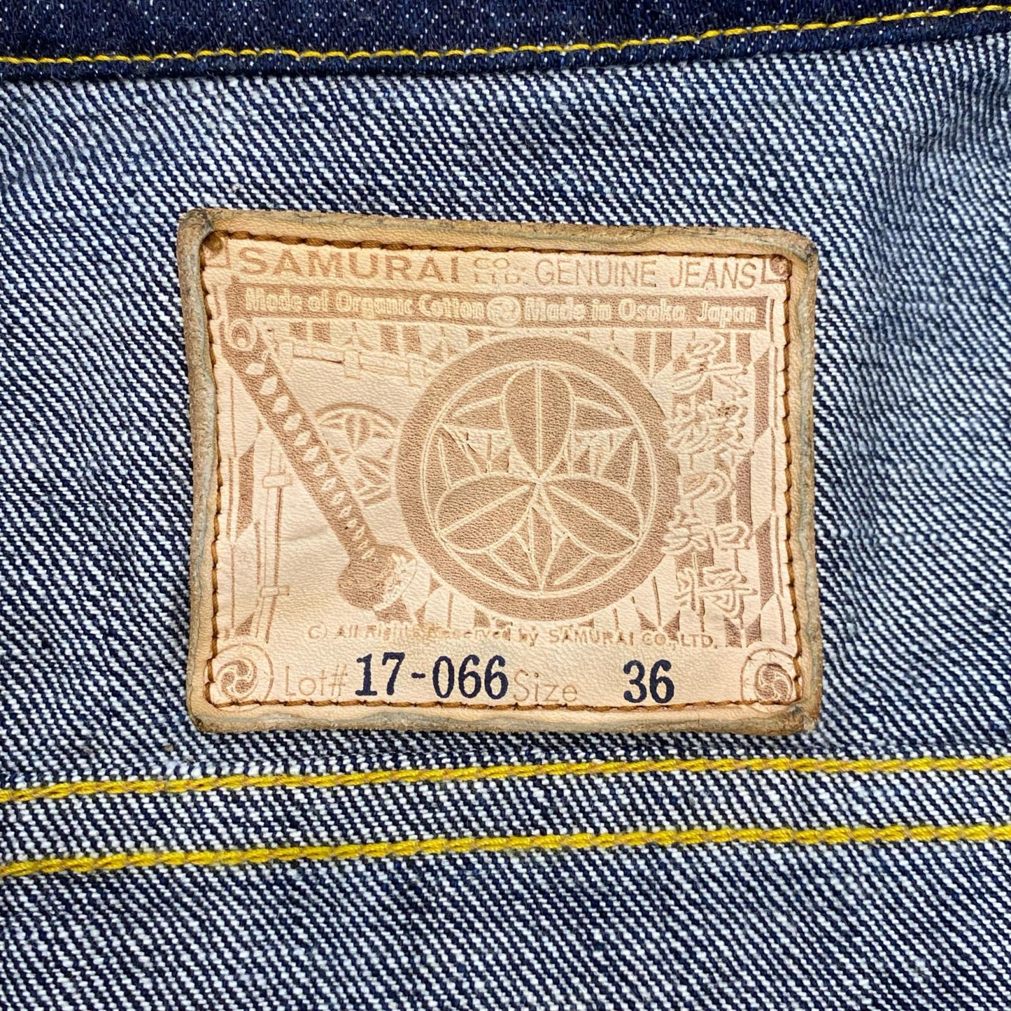 SAMURAI JEANS | サムライジーンズ デニム S553OG16OZ サイズ:36 ネイビー サイズ：36【姫路東店】
