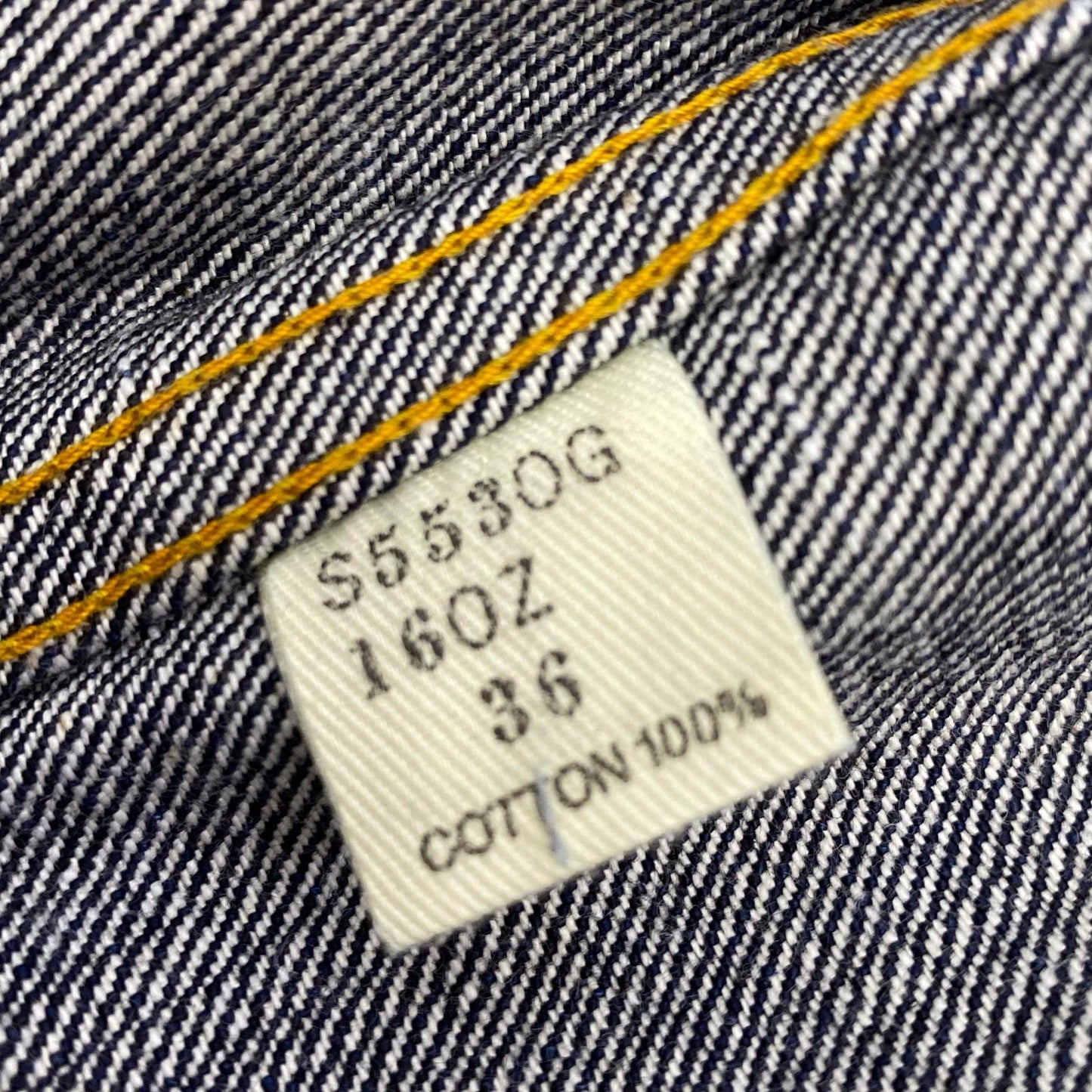 SAMURAI JEANS | サムライジーンズ デニム S553OG16OZ サイズ:36 ネイビー サイズ：36【姫路東店】