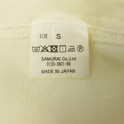 SAMURAI JEANS | サムライジーンズ 長袖Ｔシャツ MCLT18-101 ホワイト サイズ：S