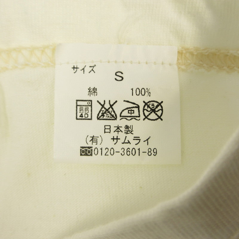 SAMURAI JEANS | サムライジーンズ 半袖Ｔシャツ STS16-IZUMI ホワイト サイズ：S