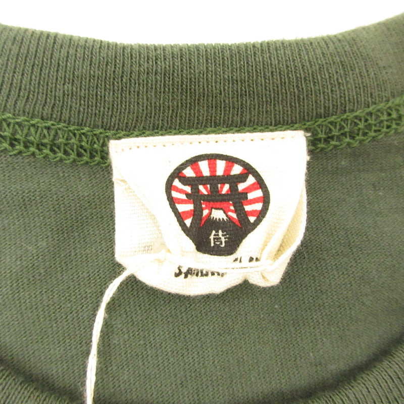 SAMURAI JEANS | サムライジーンズ 半袖Ｔシャツ SUT18-101 グリーン サイズ：S