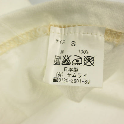 SAMURAI JEANS | サムライジーンズ 半袖Ｔシャツ SJST17-7 ホワイト サイズ：S