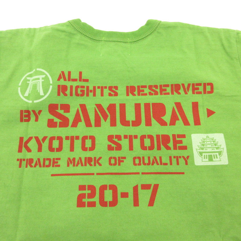 SAMURAI JEANS | サムライジーンズ 半袖Ｔシャツ KJS17-01 グリーン サイズ：S