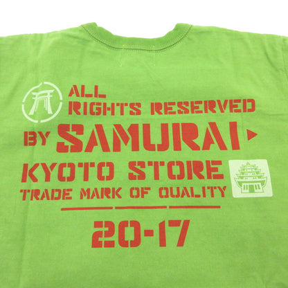 SAMURAI JEANS | サムライジーンズ 半袖Ｔシャツ KJS17-01 グリーン サイズ：S