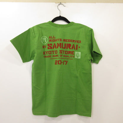 SAMURAI JEANS | サムライジーンズ 半袖Ｔシャツ KJS17-01 グリーン サイズ：S