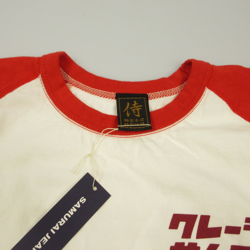 SAMURAI JEANS | サムライジーンズ 半袖Ｔシャツ SJST17-7 ホワイト サイズ：S